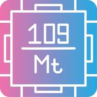 Meitnerium Geometric App Mark vector