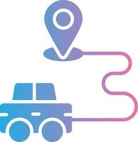 Route Sleek Visual Mark vector