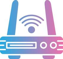 Wifi Cool Tone Form vector