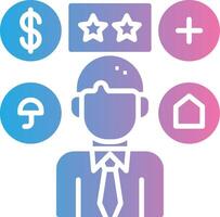 Employee Benefit Creative Sketch Element vector