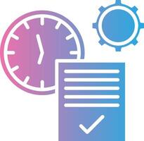 Time Management Clean Frame Object vector
