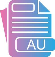 AU Gradient Style Element vector