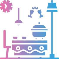 Buffet Sleek Visual Mark vector