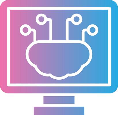 Artificial Intelligence App-Based UI Graphic