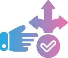 Decision Making Modern Tech Object vector