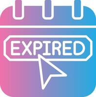 Expired Creative Sketch Element vector
