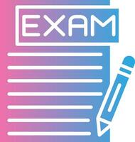 Exam Clean UI Concept vector