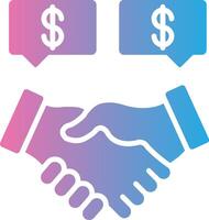 Negotiation Outlined Line Artwork vector