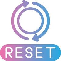 Reset User Interface Mark vector