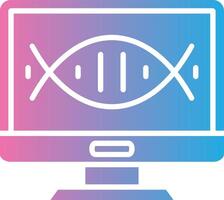 Dna Structure Clean UI Concept vector
