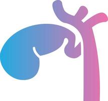 Gallbladder Handcrafted UI Symbol vector
