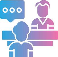 Interview Minimal Graphic Visual vector