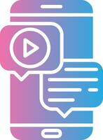 Mobile Crisp Outline Artwork vector