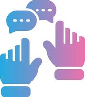 Raise Hand Outlined Frame Object vector