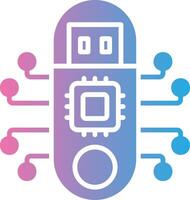 Usb Muted Color Design vector