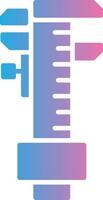 Caliper Mobile App Illustration vector
