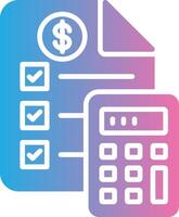 Budget Crisp Outline Artwork vector