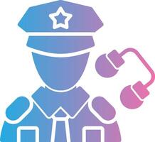 Policeman Vivid App Element vector