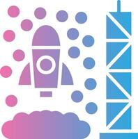 Rocket Launch Coded UI Symbol vector