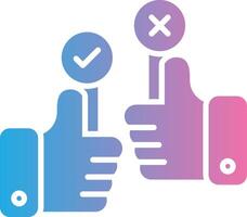 Yes Or No Soft Outline Graphic vector