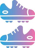 Cleats Outlined Line Artwork vector