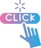 Click Futuristic App Badge vector