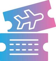 Ticket Modern Color Symbol vector