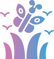 Butterfly Web Style Graphic vector