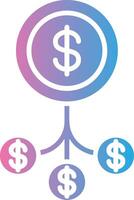 Diversification Futuristic UI Mark vector