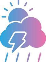 Weather Geometric App Mark vector