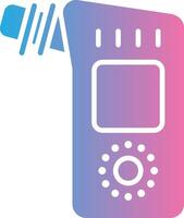 Alcohol Sensor Bold App Graphic vector