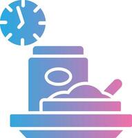 Breakfast Flat Symbol vector