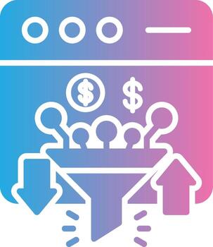 Conversion Sleek Visual Mark vector