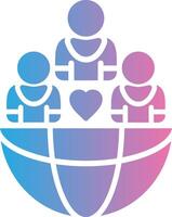 Demographic Muted Color Design vector