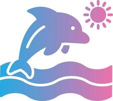 Dolphin Compact Web Symbol vector