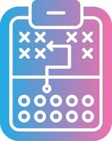 Game Strategy Color Block Badge vector