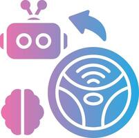 Self Driving Smooth UI Symbol vector