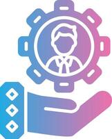 Talent Management Shadowed Flat Design vector