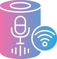 Voice Assistant Compact Web Symbol vector