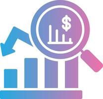 Market Research Color Block Badge vector