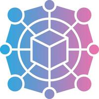 Supply Chain Wireframe App Design vector