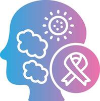 Brain Cancer Smooth UI Symbol vector