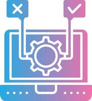 Software Testing Bold App Graphic vector