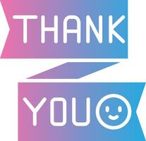 Thank You Stylish UX Piece vector