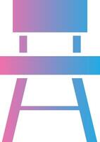 Bar Stool Sharp Line Mark vector