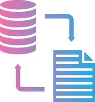 Data Transformation Clean Sketch Form vector