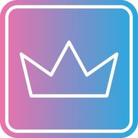 Crown Flat UI Form vector