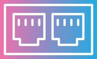 Ethernet Clean UI Concept vector