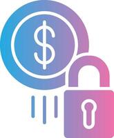 Locked Business App Graphic vector