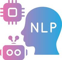 Nlp Elegant Shape Symbol vector